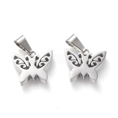 Non-Tarnish 304 Stainless Steel Pendants STAS-F253-08P-1