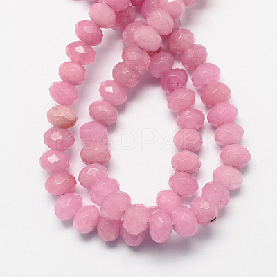 Natural White Jade Bead Strands X-G-R171-2x4mm-03-01-1