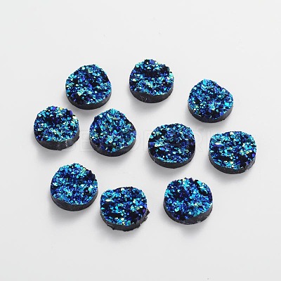 Druzy Resin Cabochons X-CRES-S040-12mm-6-1