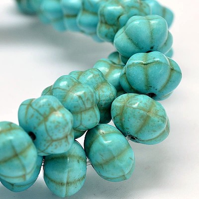 Dyed Synthetic Turquoise Bead Strands G-M148-06-D-1
