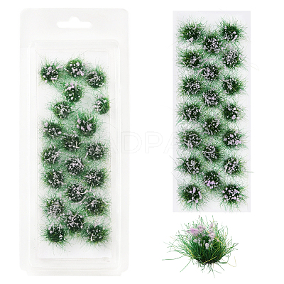 Resin Mini Grass Tufts AJEW-WH20120-10A-02-1