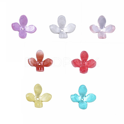 Cellulose Acetate(Resin) Bead Caps KK-S161-05-M-1