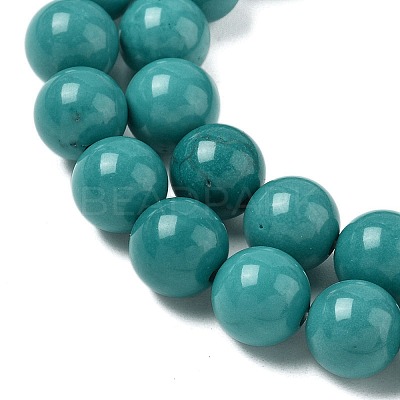 Natural Magnesite Beads Strands G-K244-02-8mm-03-1