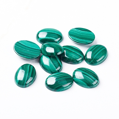 Natural Malachite Cabochons X-G-E557-03J-1
