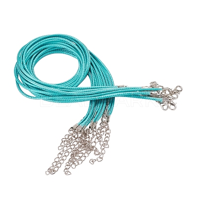 Waxed Cord Necklace Making X-NCOR-T001-12-1