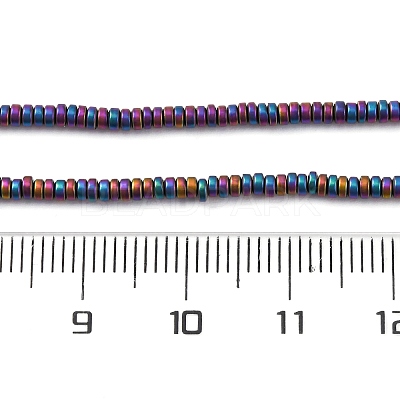 Electroplated Non-magnetic Hematite Beads Strands G-P571-A01-01F-1