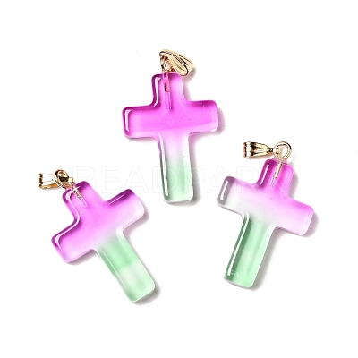 Glass Pendants GLAA-A004-02-1