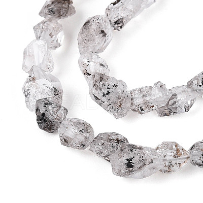 Natural Herkimer Diamond Beads Strands G-T144-B08-01-1
