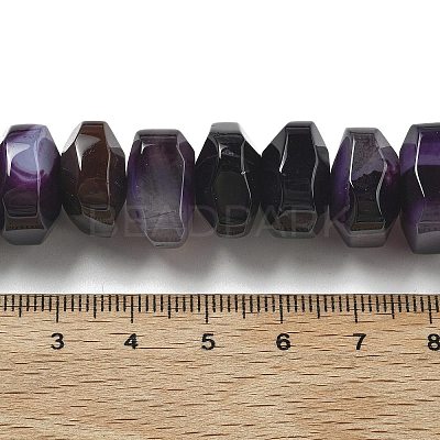 Natural Agate Beads Strands G-K392-A08-1