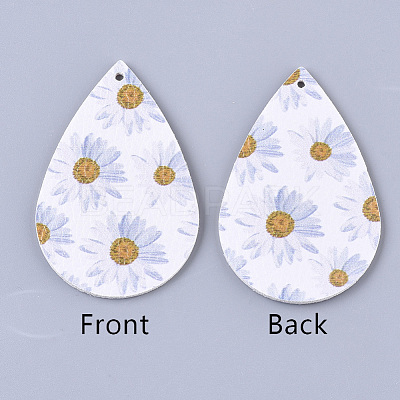 PU Leather Big Pendants FIND-T058-B14-1
