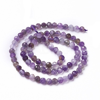 Natural Amethyst Beads Strands X-G-L581A-001-1