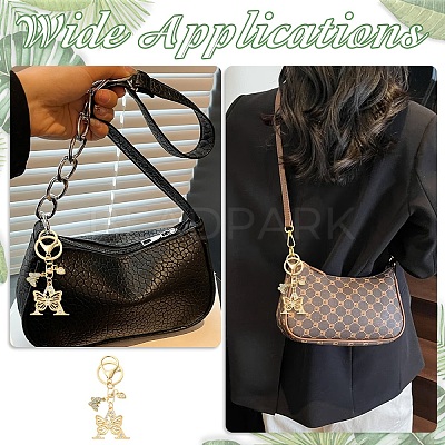 Alloy Rhinestone & Iron Keychain KEYC-YW00279-06-1