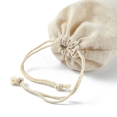 Cotton Packing Pouches Drawstring Bags X-ABAG-R011-13x18-1