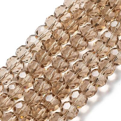 Transparent Glass Bead Strands X-GLAA-G013-10mm-90-1