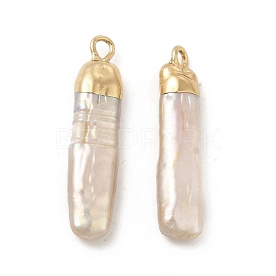 Baroque Natural Keshi Pearl Pendants PEAR-P004-69KCG-1