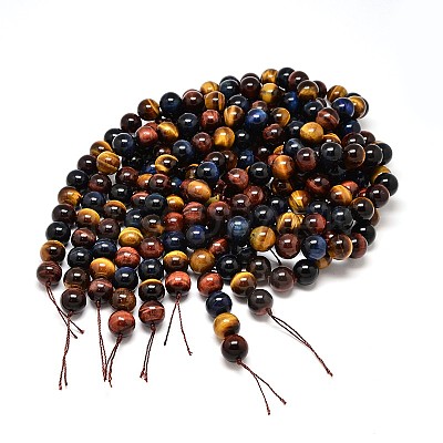 Natural Tiger Eye Beads Strands X-G-F173-14-6mm-1