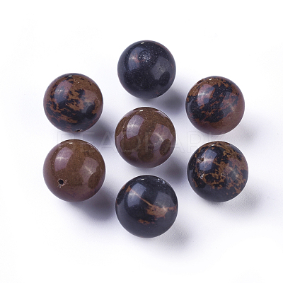Natural Mahogany Obsidian Beads G-G790-11-1