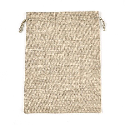Burlap Packing Pouches Drawstring Bags ABAG-Q050-17x23-01-1