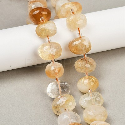 Heated Natural Citrine Beads Strands G-F796-B03-01-1
