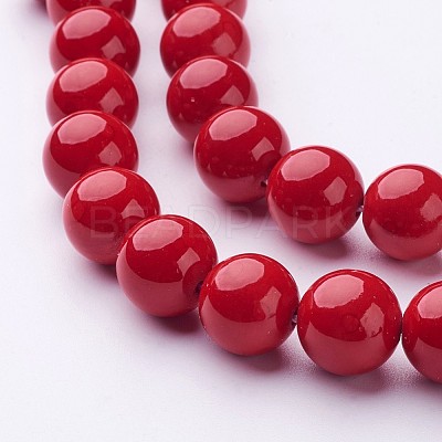 Natural Mashan Jade Round Beads Strands X-G-D263-12mm-XS31-1