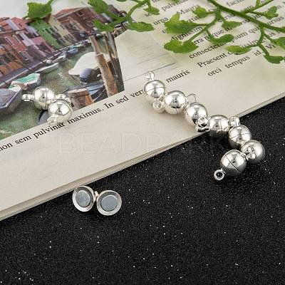 Brass Magnetic Clasps with Loops MC019-NFS-1