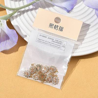 SHEGRACE Brass Micro Pave Cubic Zirconia Pendants XGRQ2O533-446A-G-1