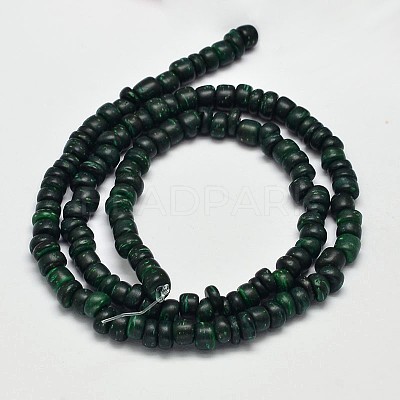 Natural Coconut Rondelle Bead Strands COCB-O002-01-1