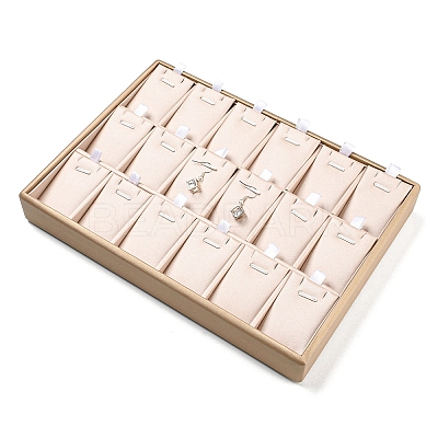 Wooden Necklace Presentation Boxes NDIS-O006-01-1