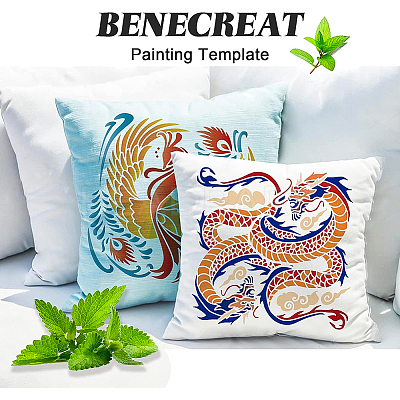 Large Plastic Reusable Drawing Painting Stencils Templates DIY-WH0172-765-1