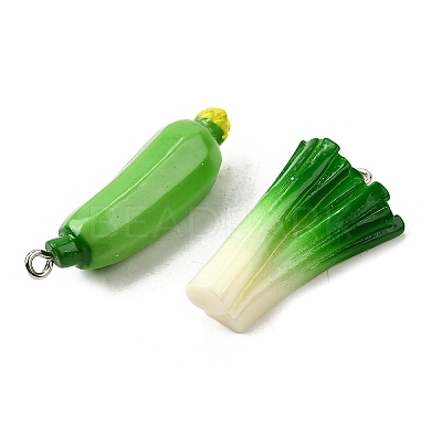 Opaque Resin Pendants CRES-D313-03P-1