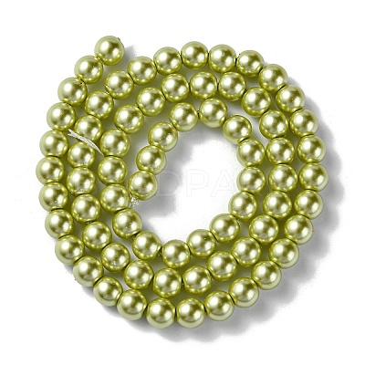 Eco-Friendly Grade A Glass Pearl Beads HY-J002-6mm-HX082-1
