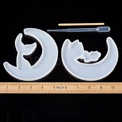 DIY Silicone Moon Molds Kits DIY-TA0008-30-1
