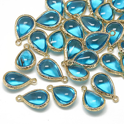 Glass Pendants X-GLAA-Q068-19A-01-1