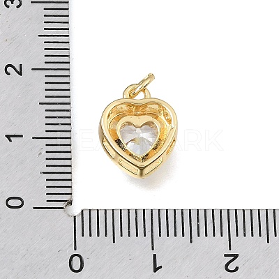 Brass Glass Pendants KK-E802-16G-E-1