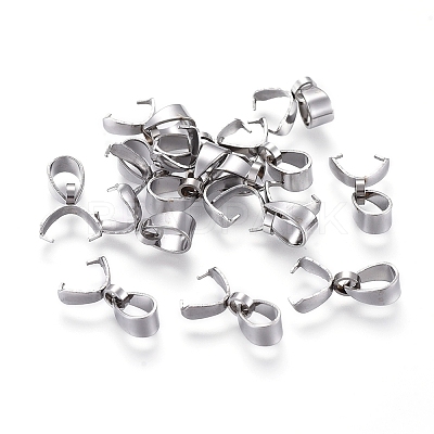 Tarnish Resistant 304 Stainless Steel Pinch Bails LS-X-STAS-K146-090-2.5x14-1