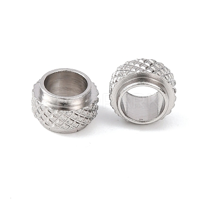 Tarnish Resistant 201 Stainless Steel European Beads STAS-P239-25P-1