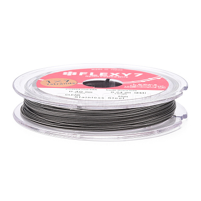 Non-Tarnish Tiger Tail Wire TWIR-N004-0.4mm-P-1