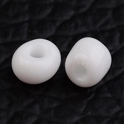 8/0 Opaque Colours Round Glass Seed Beads X-SEED-A010-3mm-41-1