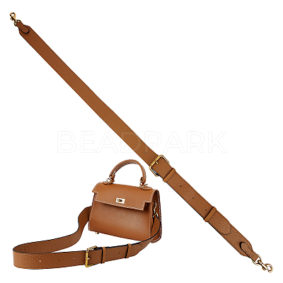 Adjustable Cowhide Bag Straps - Beadpark.com