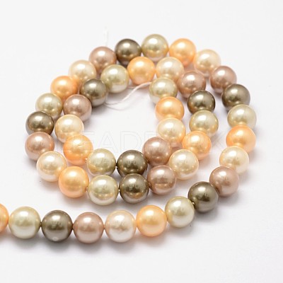 Shell Pearl Bead Strands LS-BSHE-L017-12-1