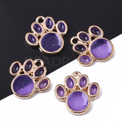 Alloy Resin Pendants RESI-R430-02C-LF-1