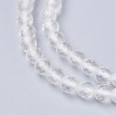 Natural Quartz Crystal Beads Strands G-D166-B-2mm-1