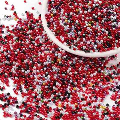 Imitation Pearl Acrylic Beads OACR-S011-2.5mm-ZM-1