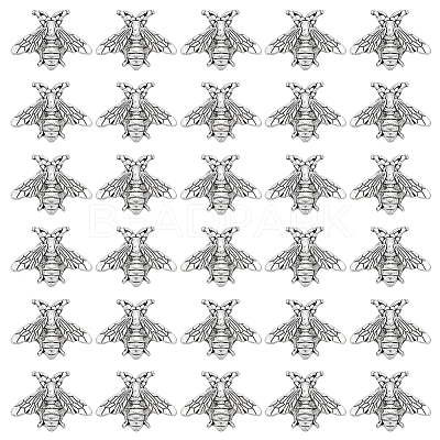 40Pcs Alloy Bees Lapel Pin Backs JEWB-GO0001-21AS-1
