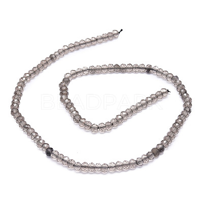 Natural Smoky Quartz Beads Strands G-E569-H06-1