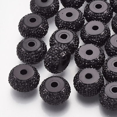 Resin Rhinestone Beads RESI-T020-01D-01-1