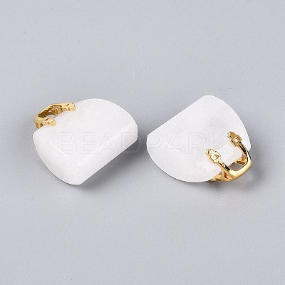 Natural Quartz Crystal Pendants G-Q602-01G-06-1