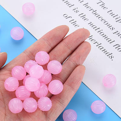 Imitation Jelly Acrylic Beads MACR-S373-11-E10-1