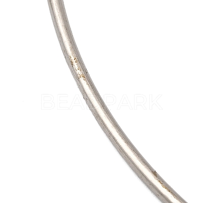 202 Stainless Steel Wire Choker Necklace NJEW-H011-05P-1