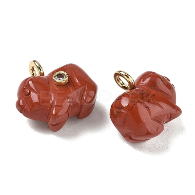 Natural Red Jasper Carved Pendants GG-CBA105B-03F-G-1